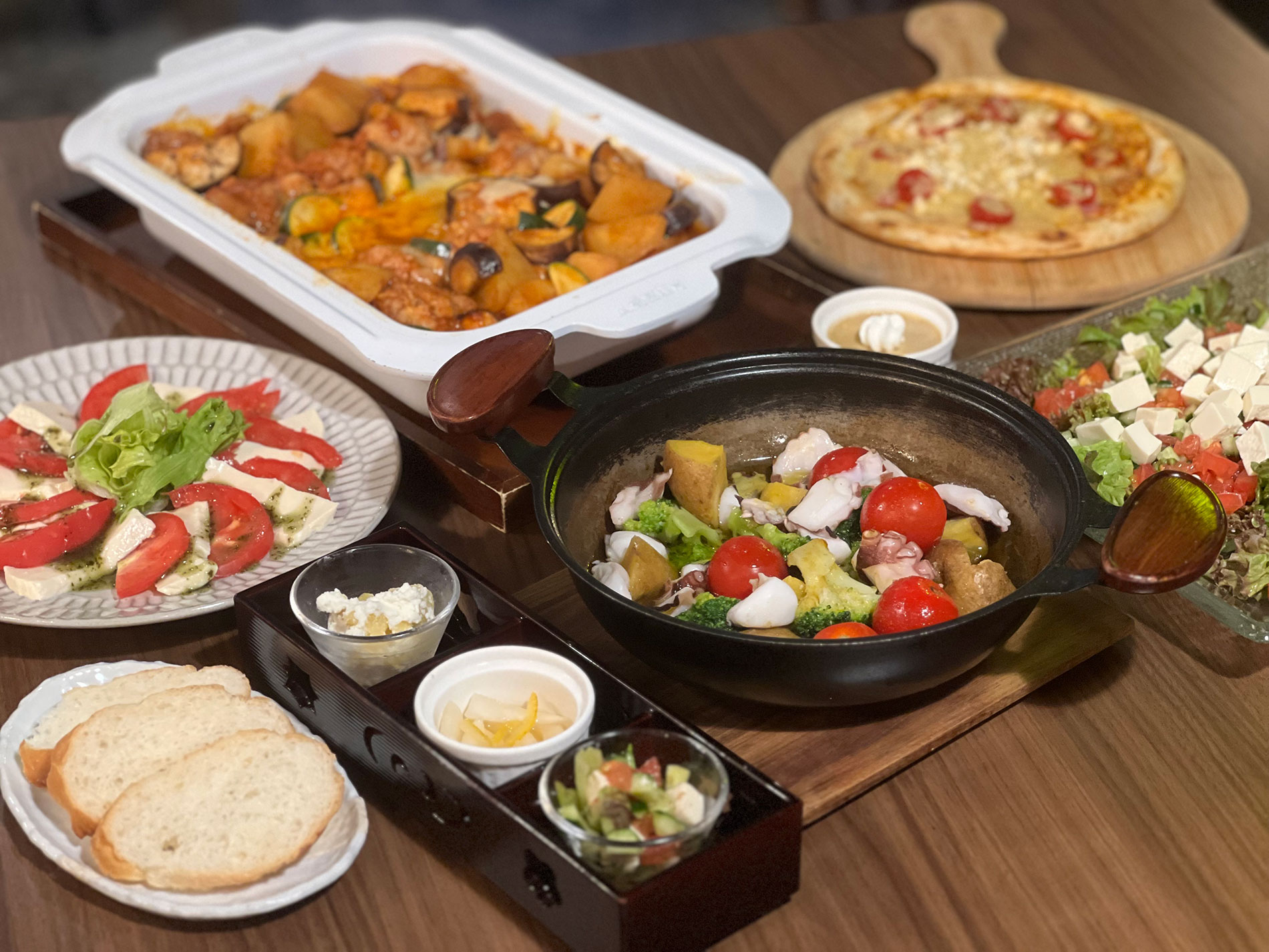 夏の特集ページ | カマトコンロ -釜飯とピザ、ビュッフェのお店 内灘町-